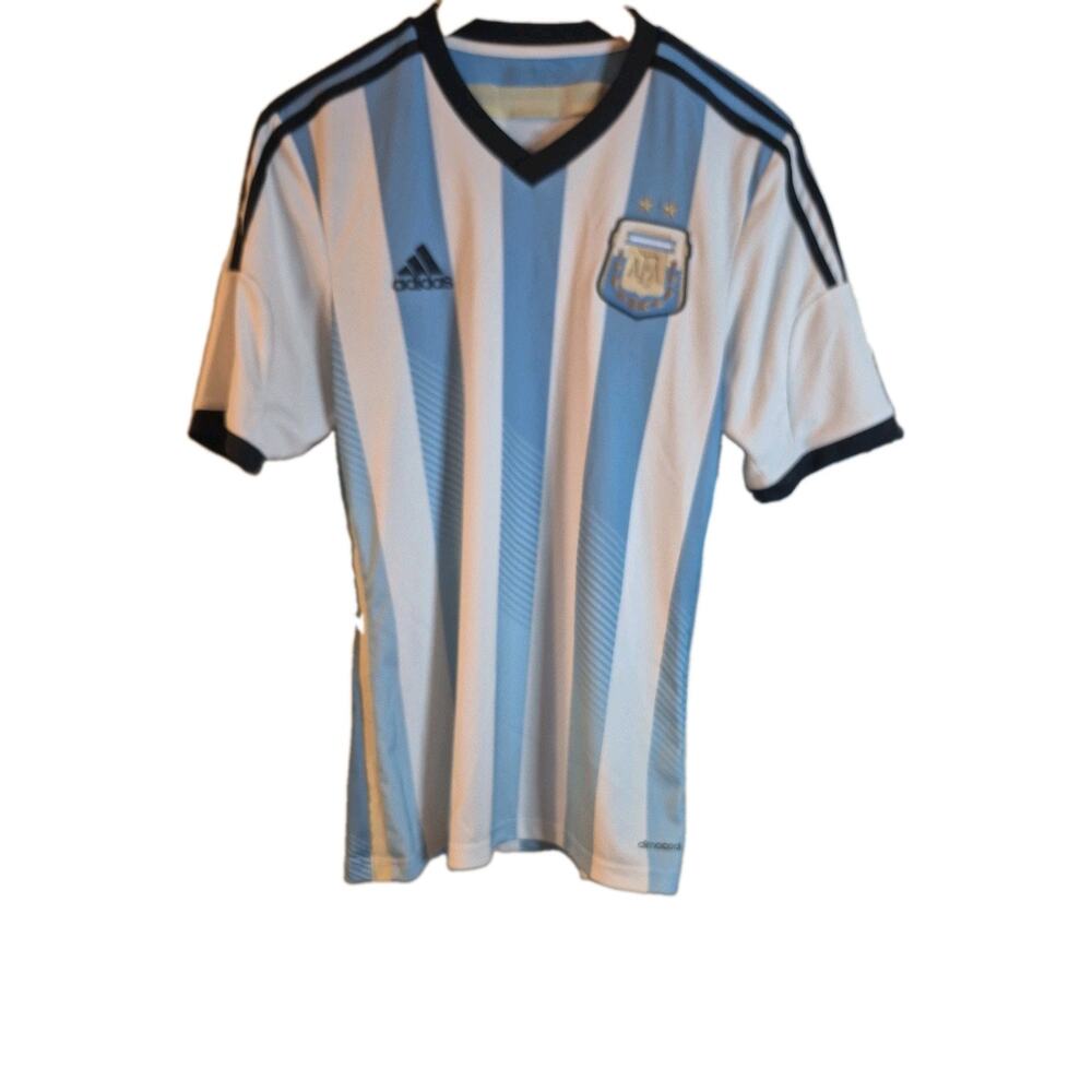 Vintage Argentina Home FIFA World Cup Brazil 2014 (S) Rare Soccer